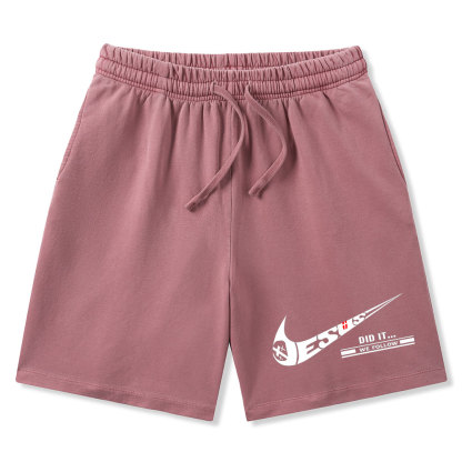 Jesus Did It Christian Washed Shorts