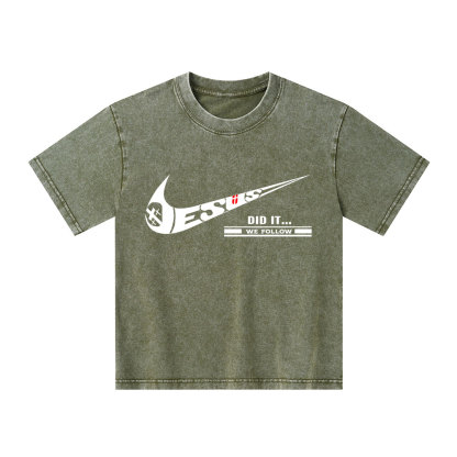 Jesus Did It Christian Washed T-Shirt