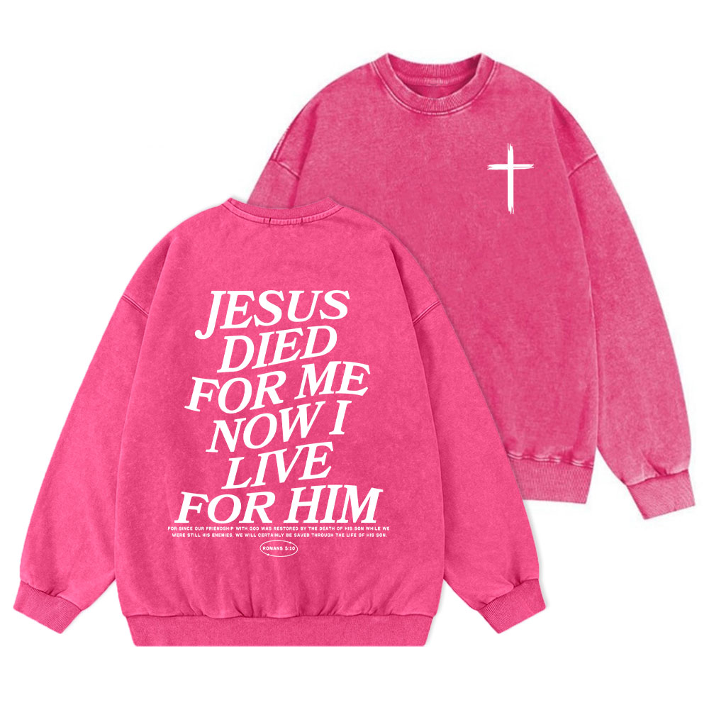 The Stone Was Rolled Away Christian Washed Sweatshirt Sale - GuidingCross
