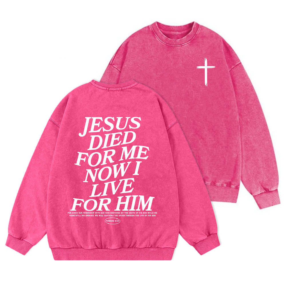 The Stone Was Rolled Away Christian Washed Sweatshirt Sale - GuidingCross