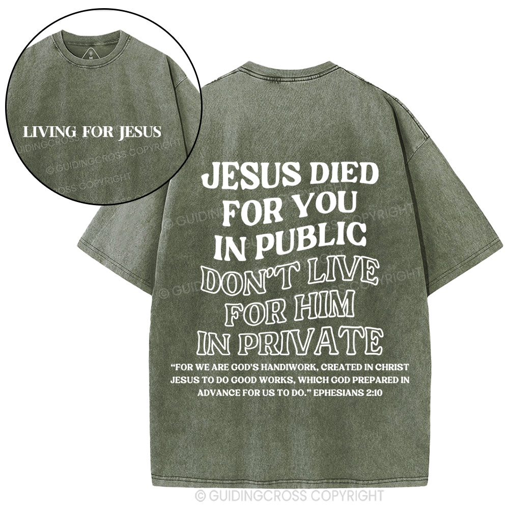 サイズ不明　 JESUS DIED FOR YOU Tシャツ Jesus Died For You Christian Washed T-Shirt Sale - GuidingCross