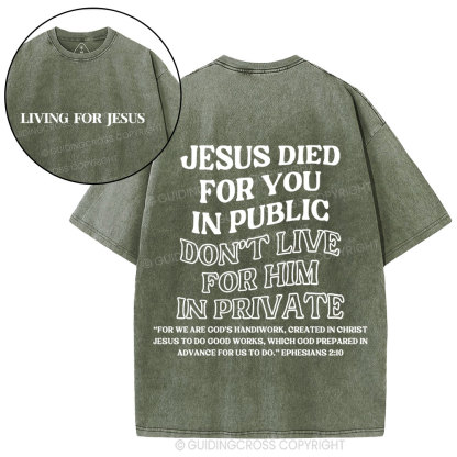 サイズ不明　 JESUS DIED FOR YOU Tシャツ Jesus Died For You Christian Washed T-Shirt Sale - GuidingCross