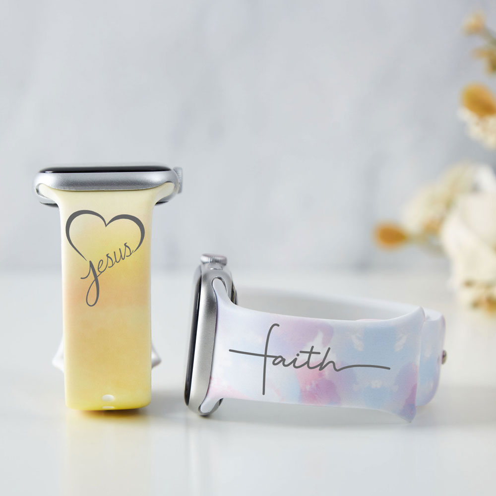 Jesus Faith Christian Tie Dye Watch Band