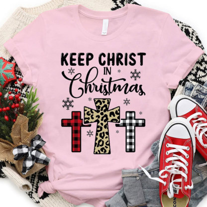 Keep Christ In Christmas Christian T-Shirt