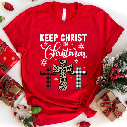 Keep Christ In Christmas Christian T-Shirt