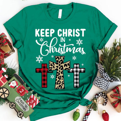 Keep Christ In Christmas Christian T-Shirt