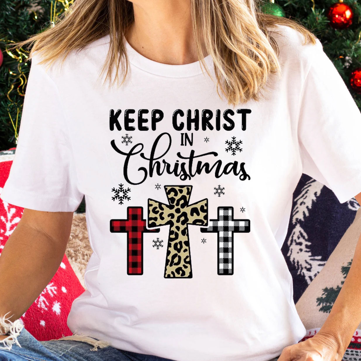 Keep Christ In Christmas Christian T-Shirt