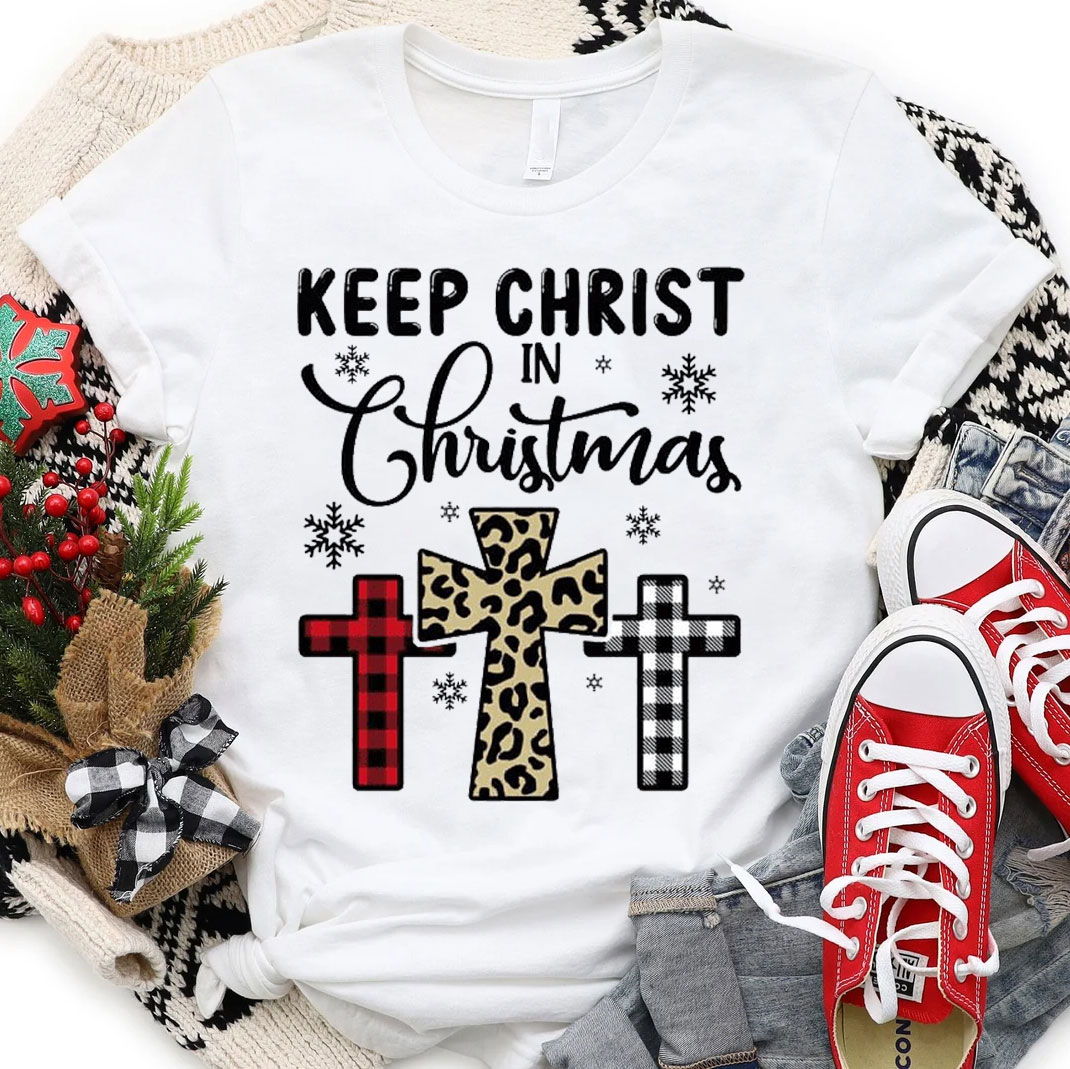 Keep Christ In Christmas Christian T-Shirt