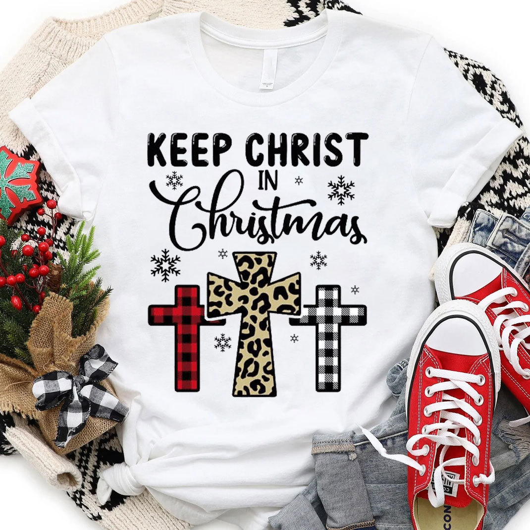 Keep Christ In Christmas Christian T-Shirt