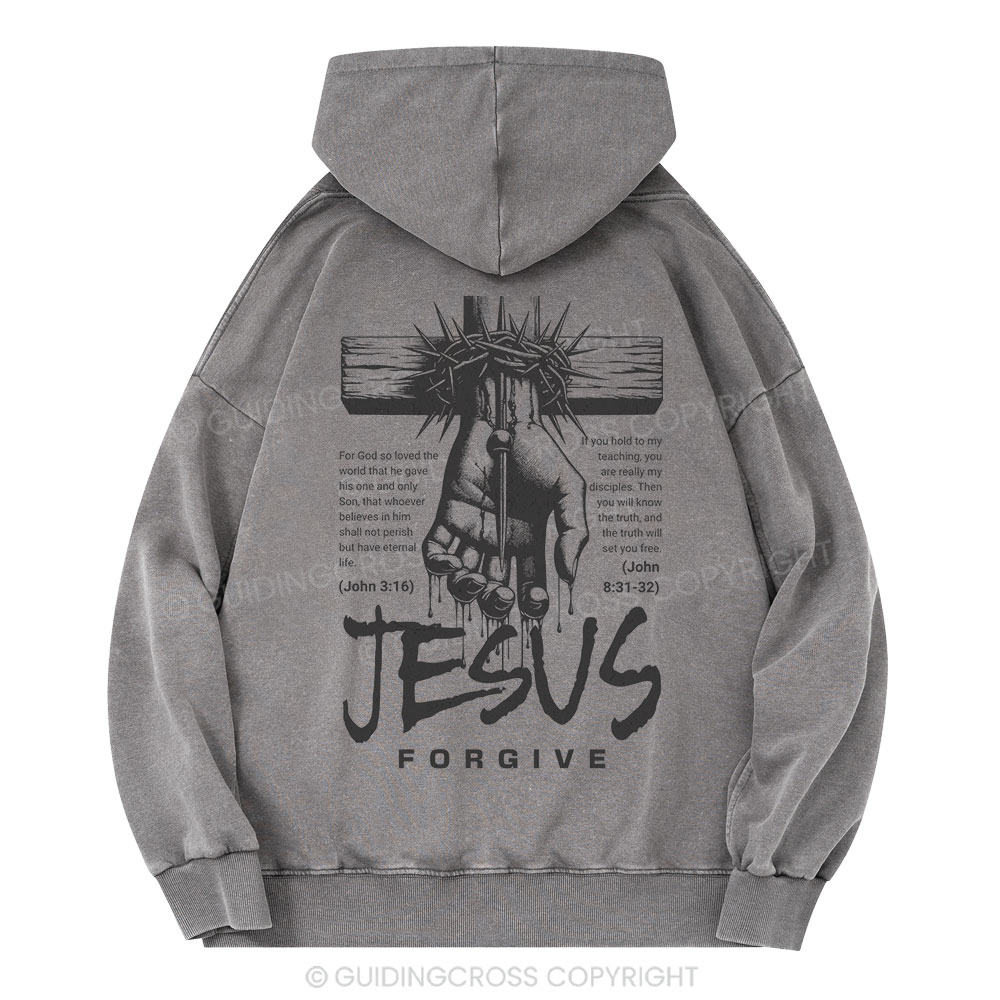 Transformed Christian Washed Hoodie Sale - GuidingCross