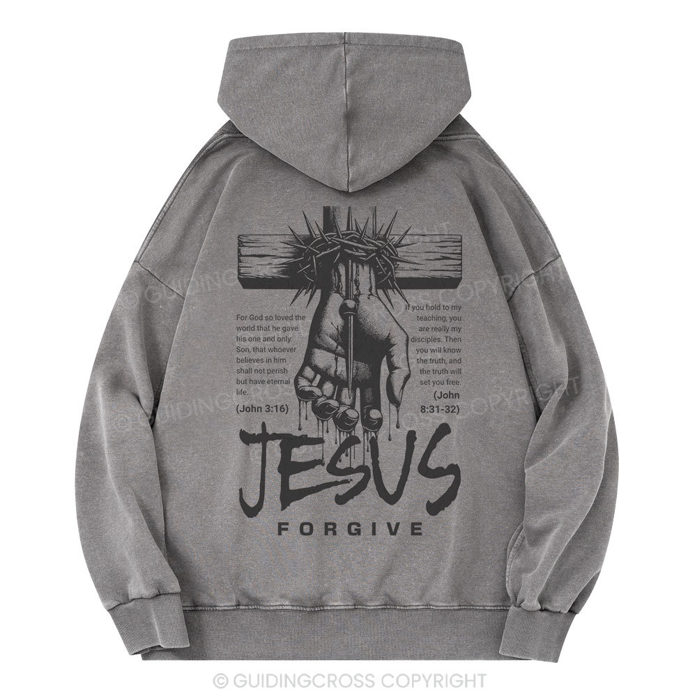 Transformed Christian Washed Hoodie Sale - GuidingCross