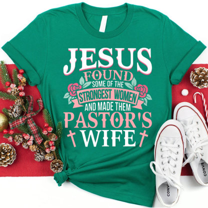 Jesus Found Some Of Strongest Women Christmas Christian T-Shirt