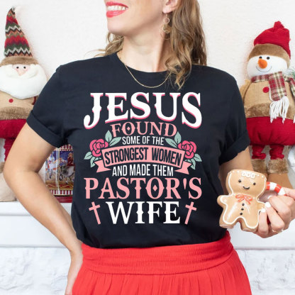Jesus Found Some Of Strongest Women Christmas Christian T-Shirt