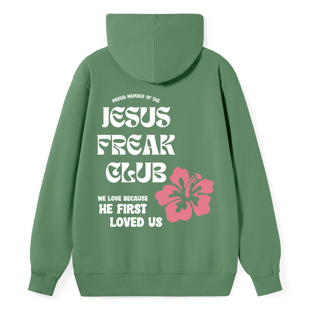 Jesus Frear Club Classic Christian Hoodie