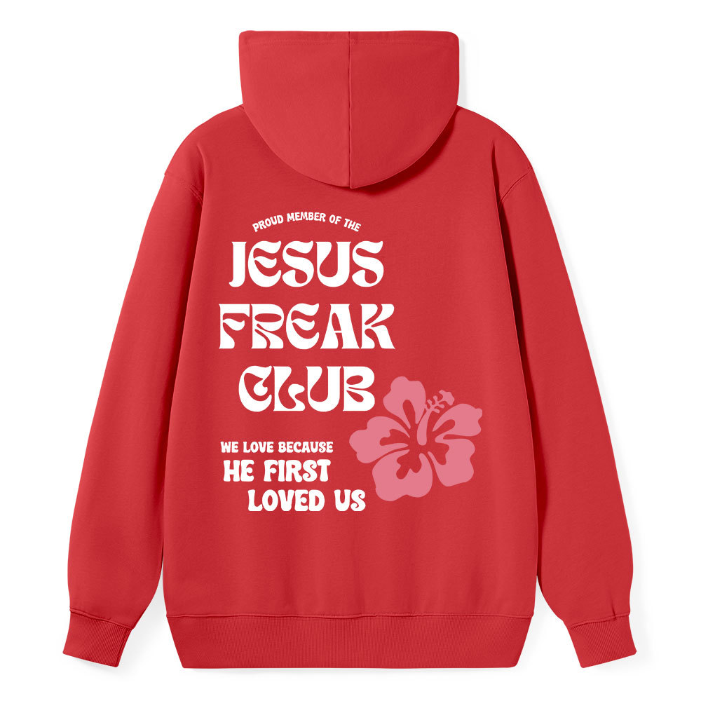 Jesus Frear Club Classic Christian Hoodie