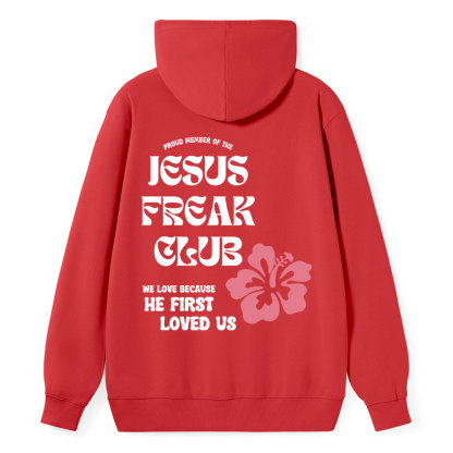 Jesus Frear Club Classic Christian Hoodie