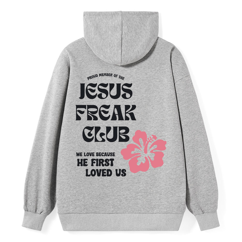 Jesus Frear Club Classic Christian Hoodie