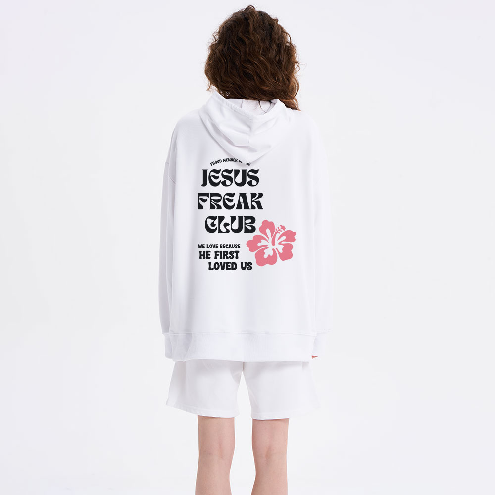 Jesus Frear Club Classic Christian Hoodie