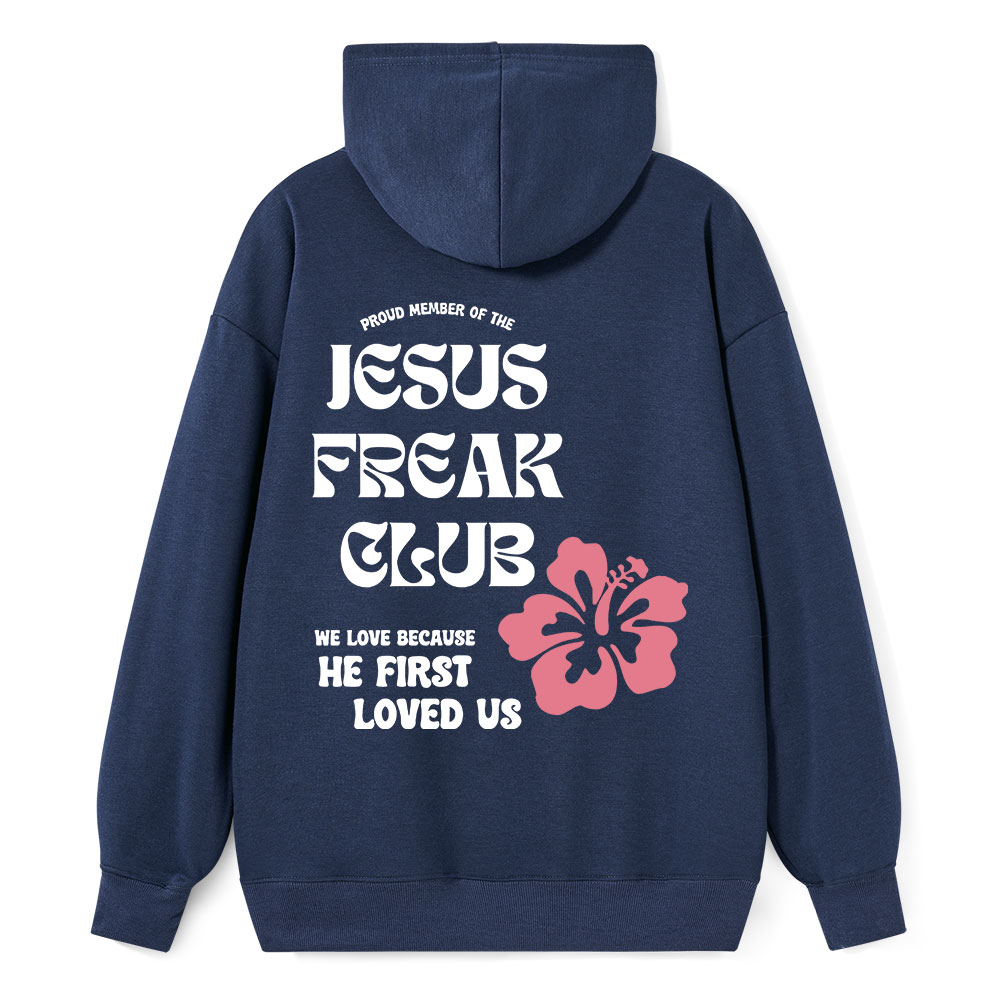 Jesus Frear Club Classic Christian Hoodie