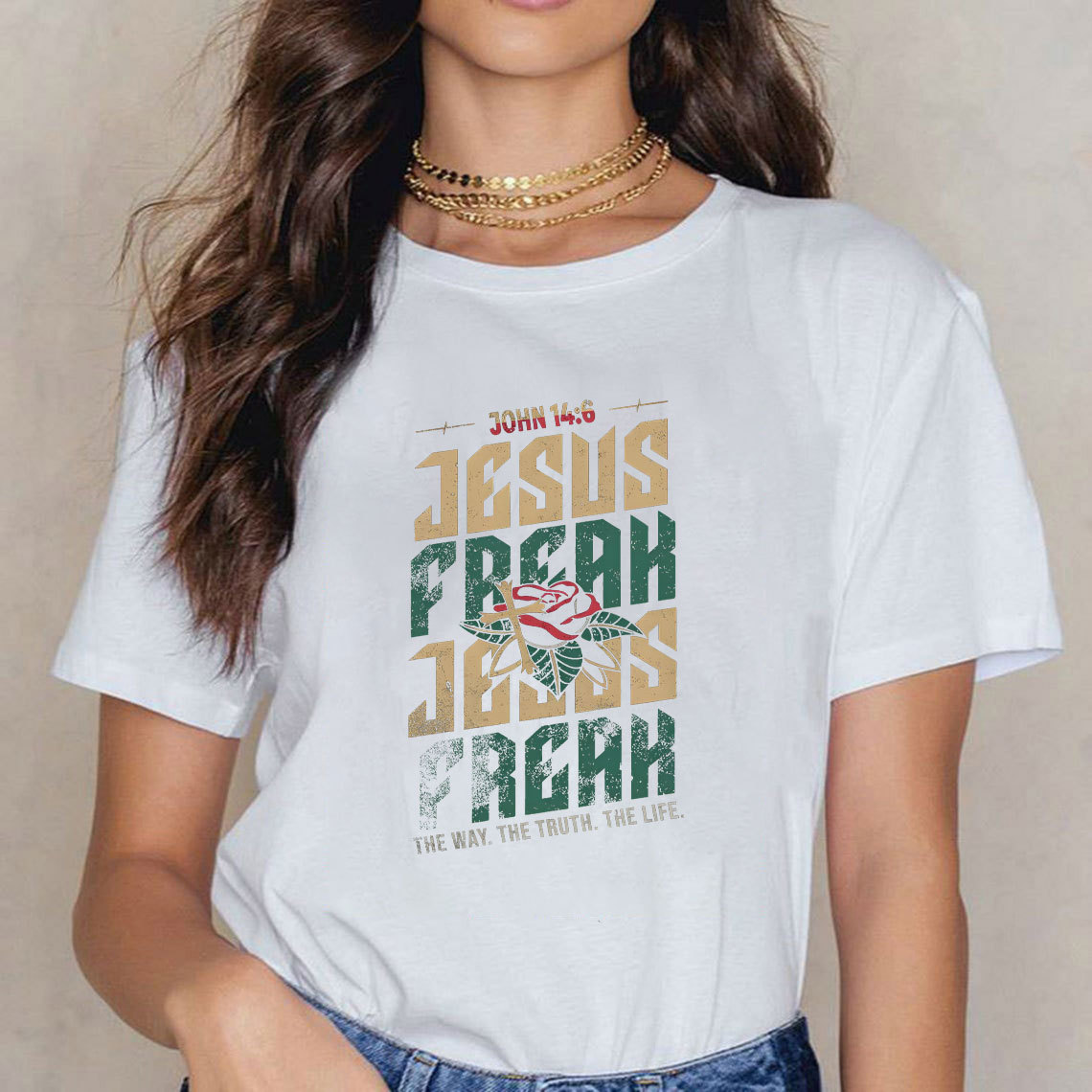 Jesus Free Jesus Freak Christian T-Shirt