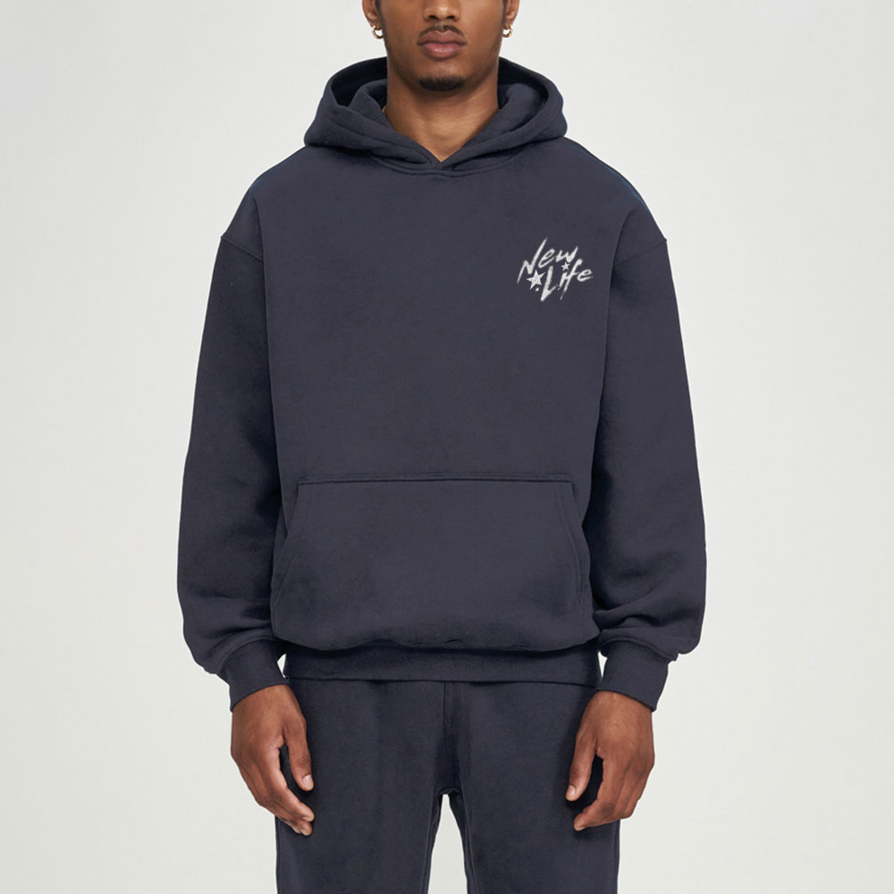 Jesus Gives Us New Life Christian Fleece Hoodie Set