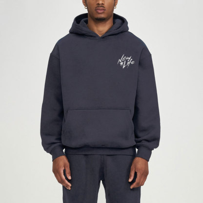 Jesus Gives Us New Life Christian Fleece Hoodie Set