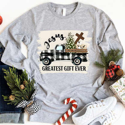 Jesus Greatest Gift Ever Long Sleeve T-Shirt