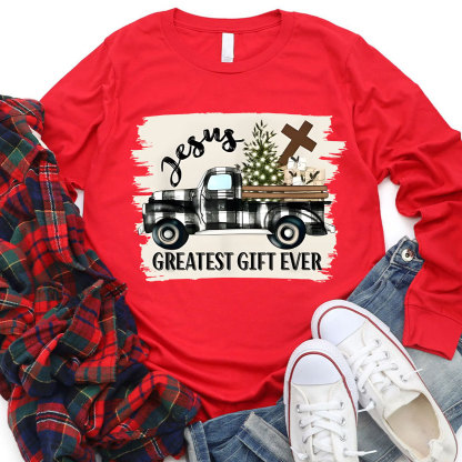 Jesus Greatest Gift Ever Long Sleeve T-Shirt