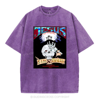 Jesus Has Conquered Christian Washed T-Shirt