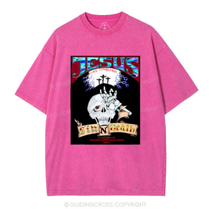 Jesus Has Conquered Christian Washed T-Shirt