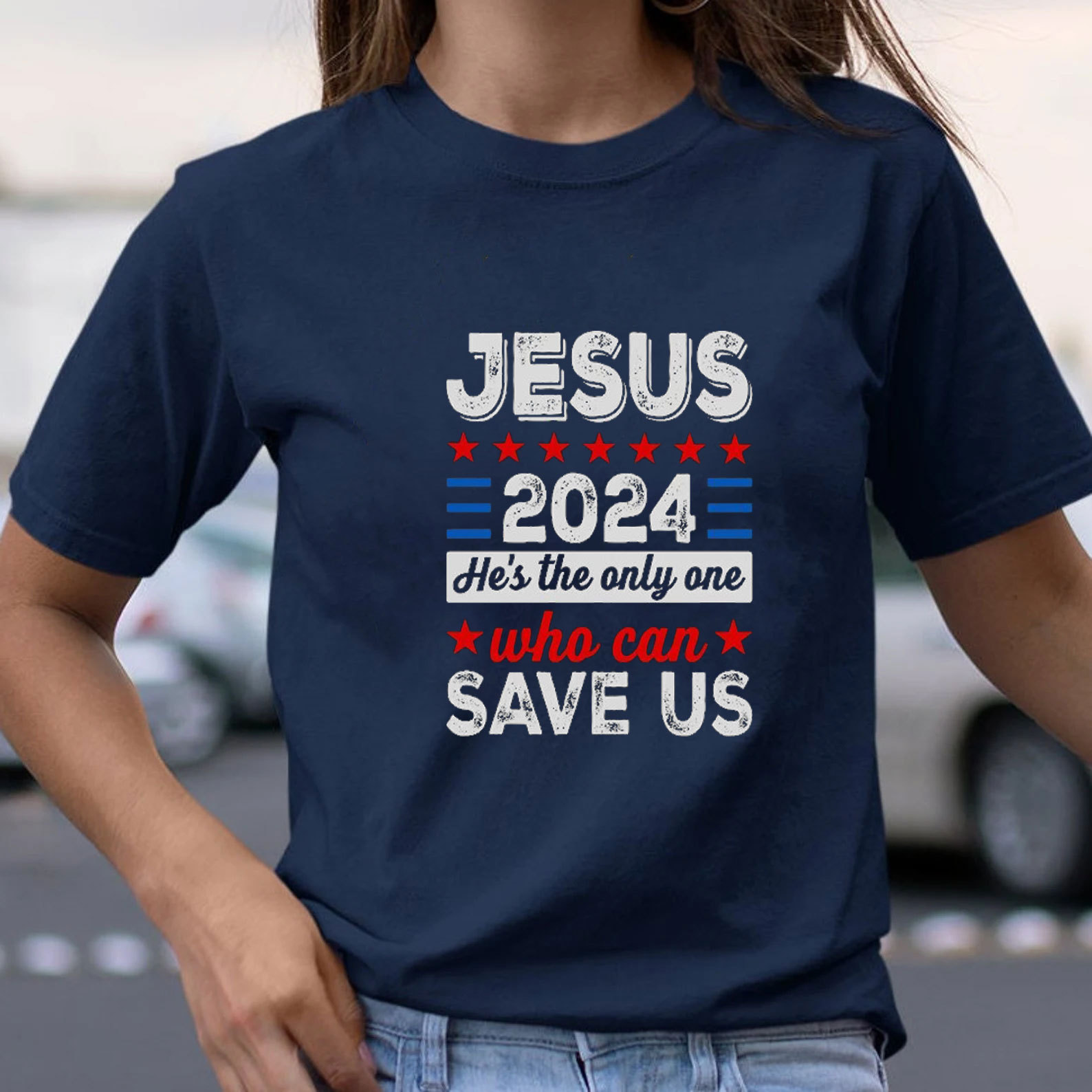 Jesus He Is The Only One Who Can Save Us Christian T-Shirt