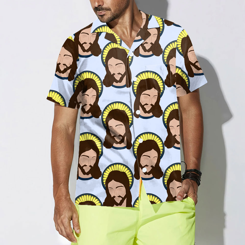 Jesus Head Christian Hawaiian Shirt