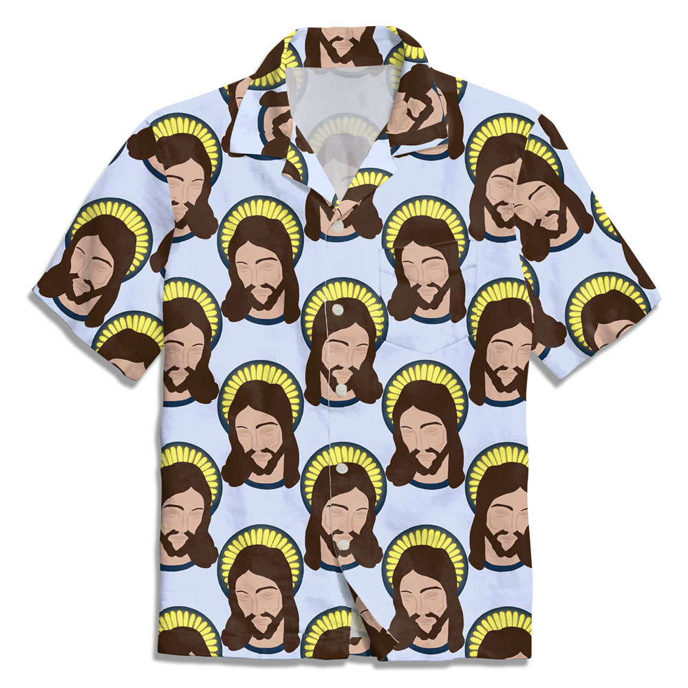 Jesus Head Christian Hawaiian Shirt