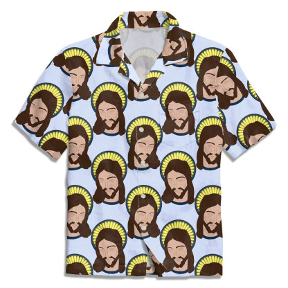 Jesus Head Christian Hawaiian Shirt