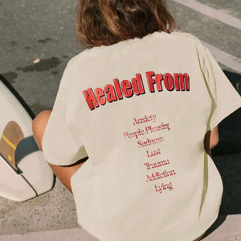 Jesus Healed Christian Washed T-Shirt