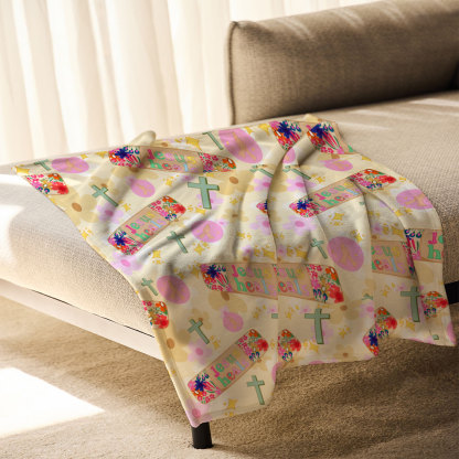 Jesus Heals Christian Blanket