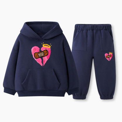 Jesus Heals Christian Kid Fleece Hoodie Set