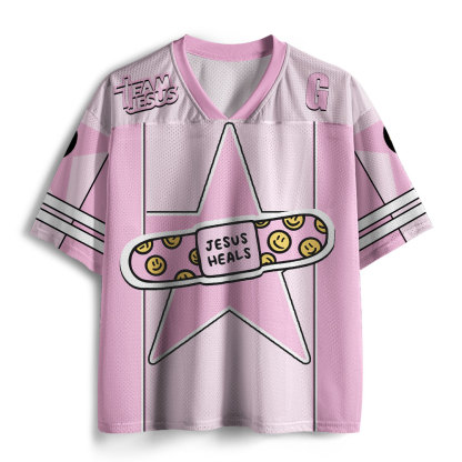 Jesus Heals Christian Mesh Jersey