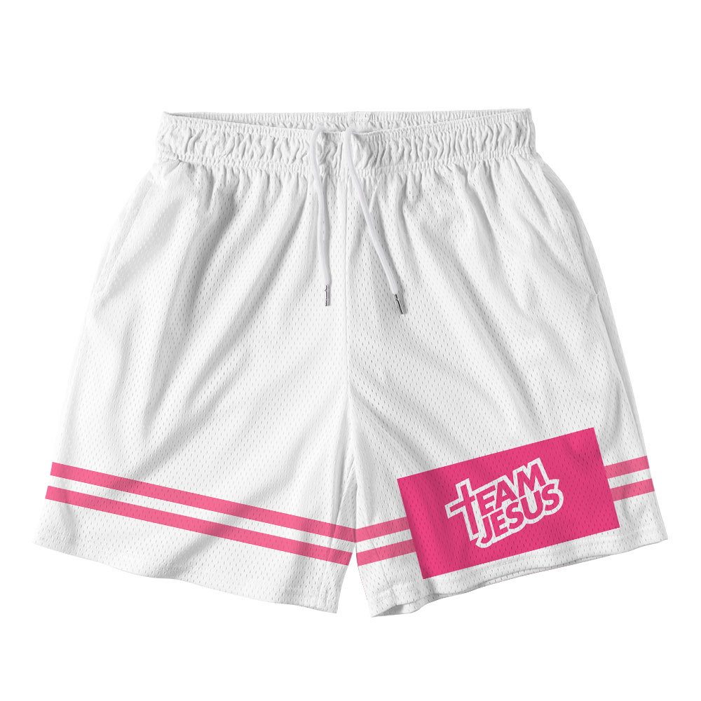 Jesus Heals Christian Mesh Shorts