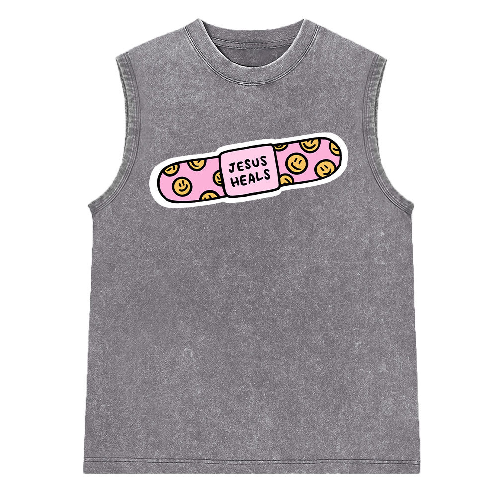 Jesus Heals Christian Sleeveless Tee
