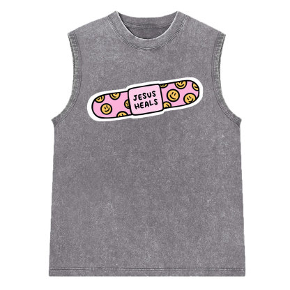 Jesus Heals Christian Sleeveless Tee