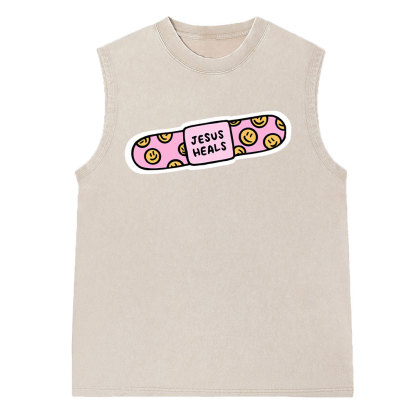 Jesus Heals Christian Sleeveless Tee