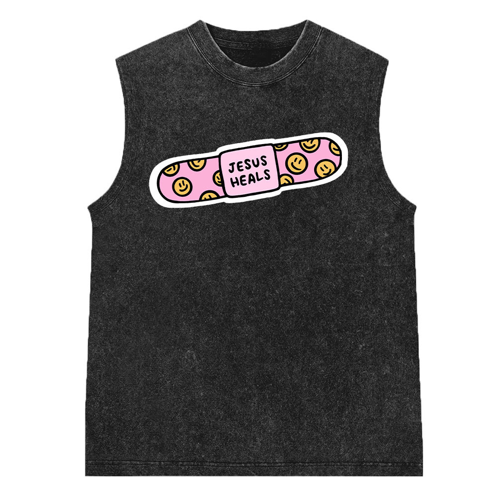 Jesus Heals Christian Sleeveless Tee