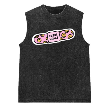 Jesus Heals Christian Sleeveless Tee