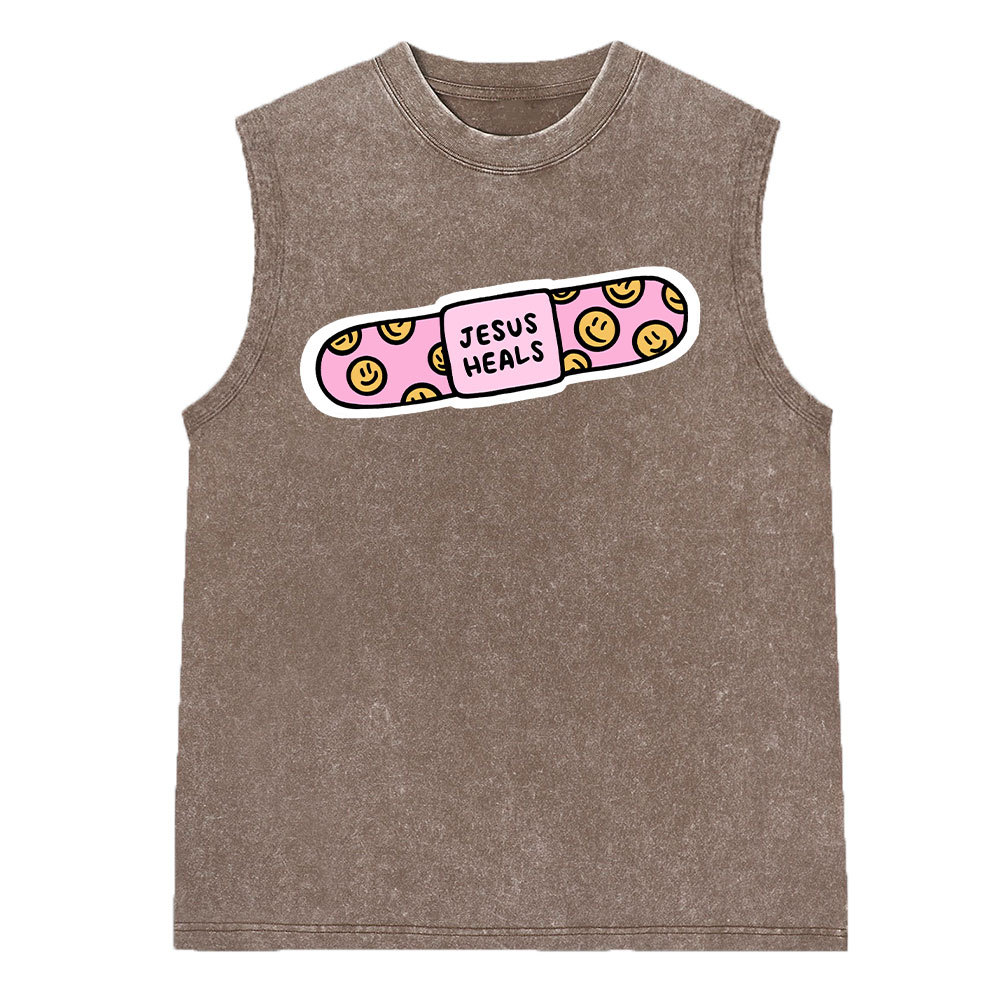Jesus Heals Christian Sleeveless Tee