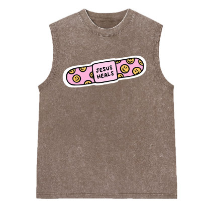 Jesus Heals Christian Sleeveless Tee