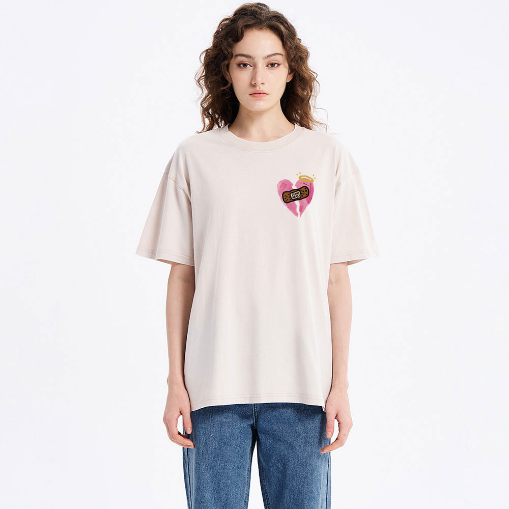 Jesus Heals Christian Washed T-Shirt