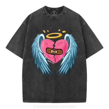 Jesus Heals Christian Washed T-Shirt