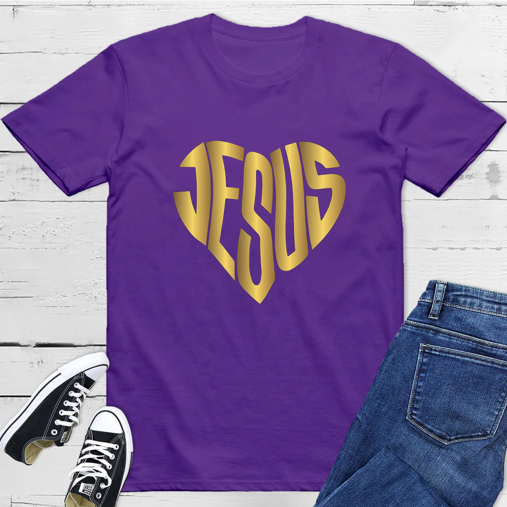 Jesus Heart Christian T-Shirt