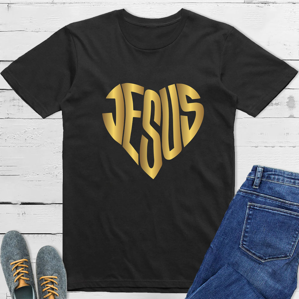 Jesus Heart Christian T-Shirt